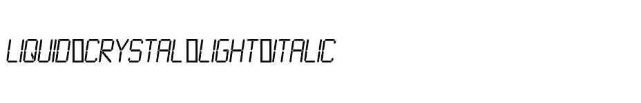 font Liquid-Crystal-Light-Italic download