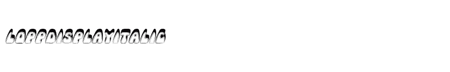 font Lopp-Display-Italic download