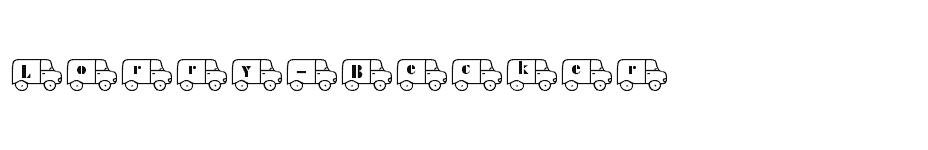 font Lorry-Becker download