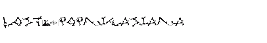font Lost-Popnicasiana download