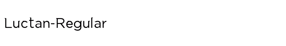 font Luctan-Regular download