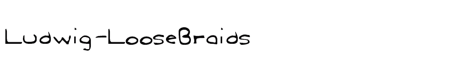 font Ludwig-LooseBraids download