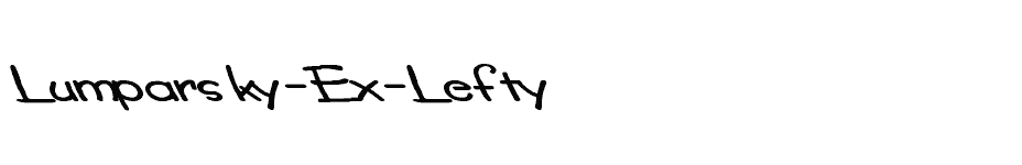 font Lumparsky-Ex-Lefty download