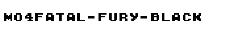 font M04FATAL-FURY-BLACK download