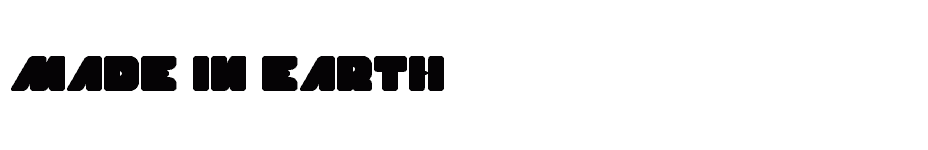 font MADE-IN-EARTH download