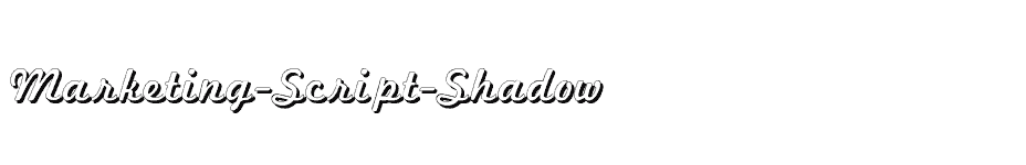 font Marketing-Script-Shadow download