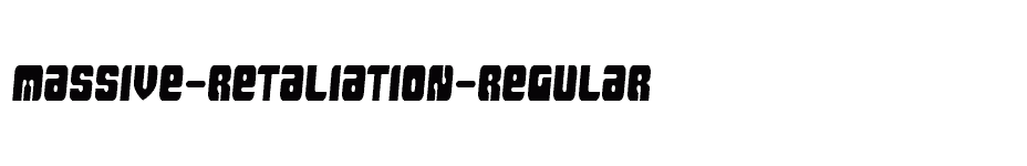 font Massive-Retaliation-Regular download