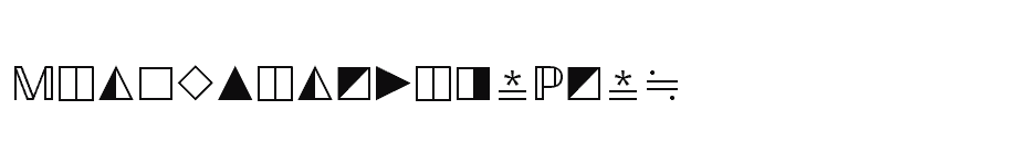 font Mathematical-Pi-6 download