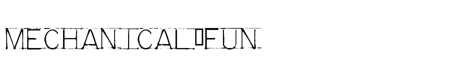 font Mechanical-Fun download