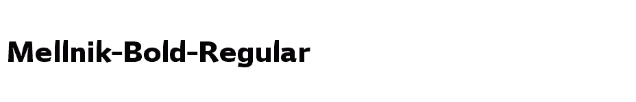 font Mellnik-Bold-Regular download