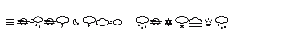 font Meteocons-Regular download