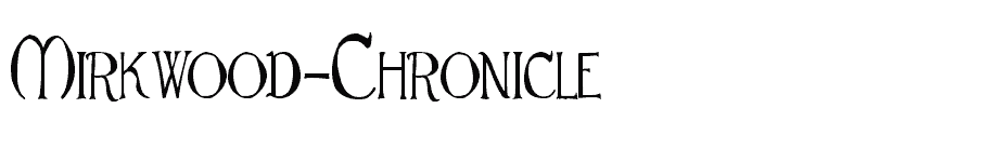 font Mirkwood-Chronicle download