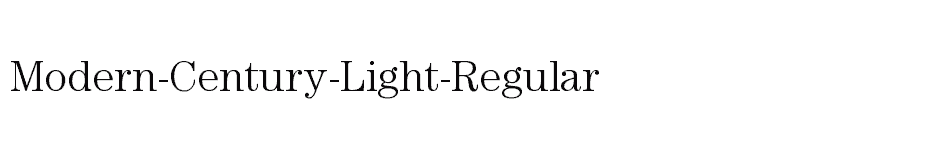 font Modern-Century-Light-Regular download