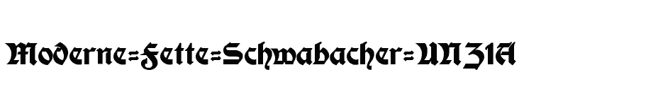 font Moderne-Fette-Schwabacher-UNZ1A download