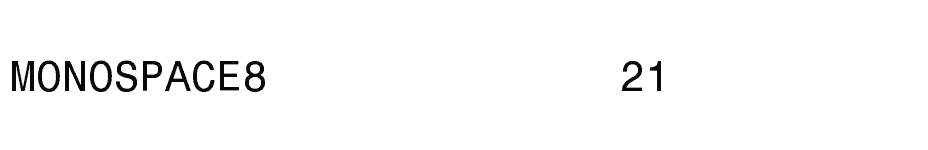 font Monospace821 download