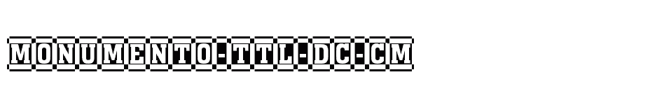 font Monumento-Ttl-Dc-Cm download