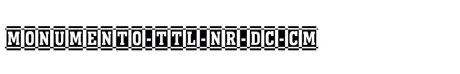 font Monumento-Ttl-Nr-Dc-Cm download