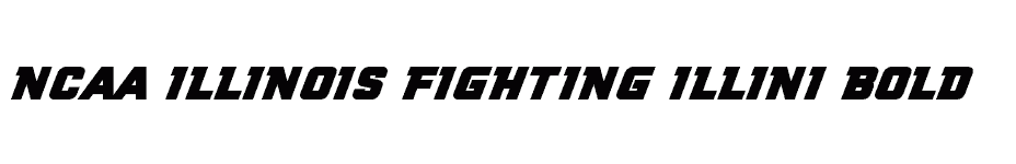 font NCAA-Illinois-Fighting-Illini-Bold download