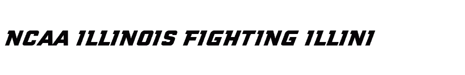font NCAA-Illinois-Fighting-Illini download