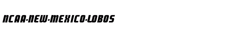 font NCAA-New-Mexico-Lobos download