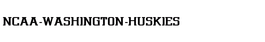 font NCAA-Washington-Huskies download