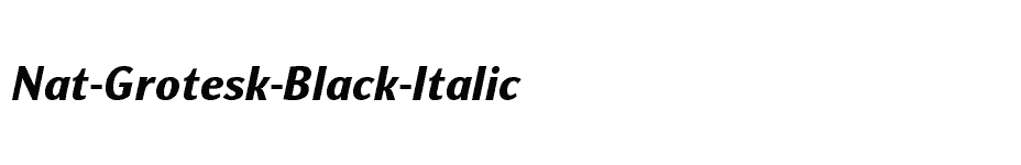 font Nat-Grotesk-Black-Italic download