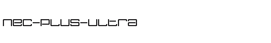 font Nec-plus-ultra download