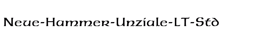 font Neue-Hammer-Unziale-LT-Std download