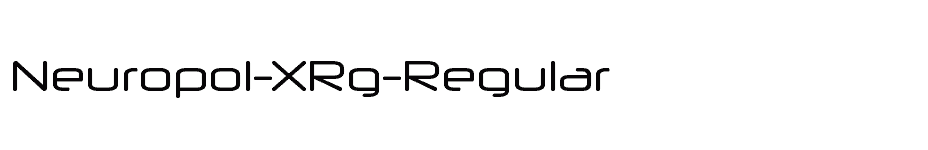 font Neuropol-XRg-Regular download