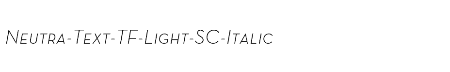 font Neutra-Text-TF-Light-SC-Italic download