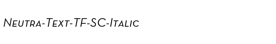 font Neutra-Text-TF-SC-Italic download