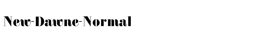 font New-Dawne-Normal download