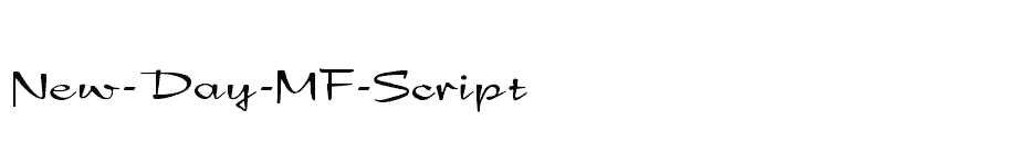 font New-Day-MF-Script download