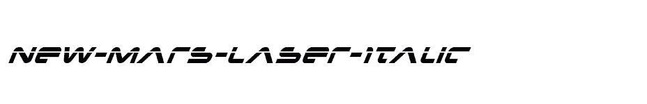 font New-Mars-Laser-Italic download