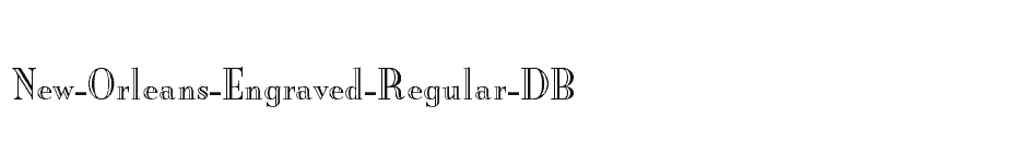 font New-Orleans-Engraved-Regular-DB download