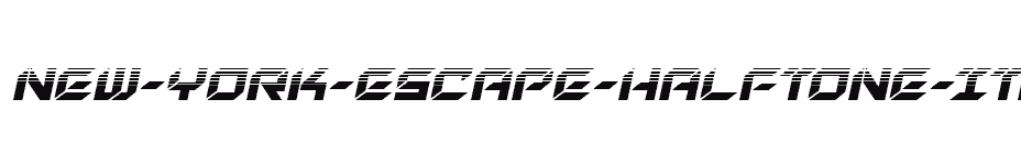 font New-York-Escape-Halftone-Italic download