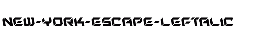 font New-York-Escape-Leftalic download