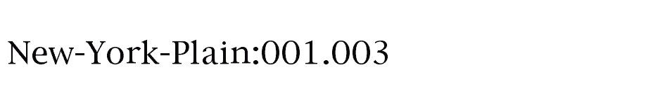 font New-York-Plain:001.003 download