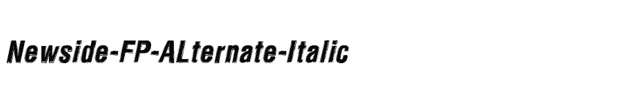 font Newside-FP-ALternate-Italic download