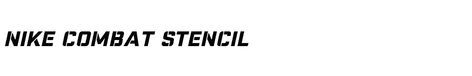 font Nike-Combat-Stencil download