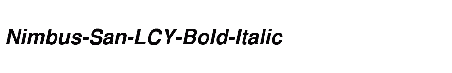 font Nimbus-San-LCY-Bold-Italic download