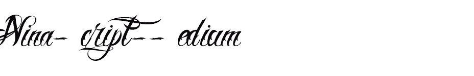 font Nina-Script--Medium download