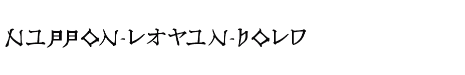 font Nippon-Latin-Bold download