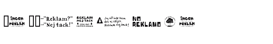 font No-Reklamo download