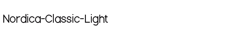 font Nordica-Classic-Light download