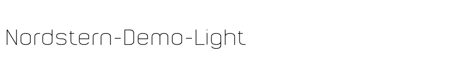 font Nordstern-Demo-Light download