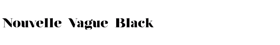 font Nouvelle-Vague-Black download