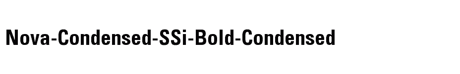 font Nova-Condensed-SSi-Bold-Condensed download
