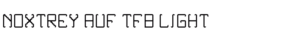 font Noxtrey-Auf-tfb-light download