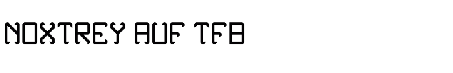 font Noxtrey-Auf-tfb download